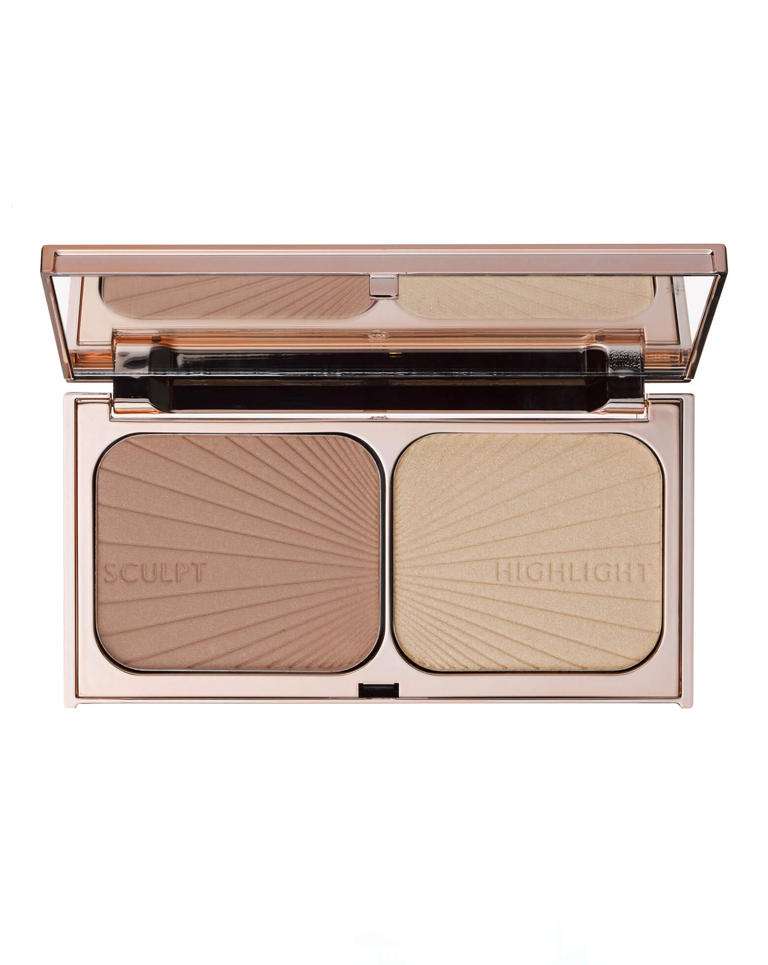 Filmstar Bronze and Glow with warm-toned bronzing shade and an illuminating highlighter