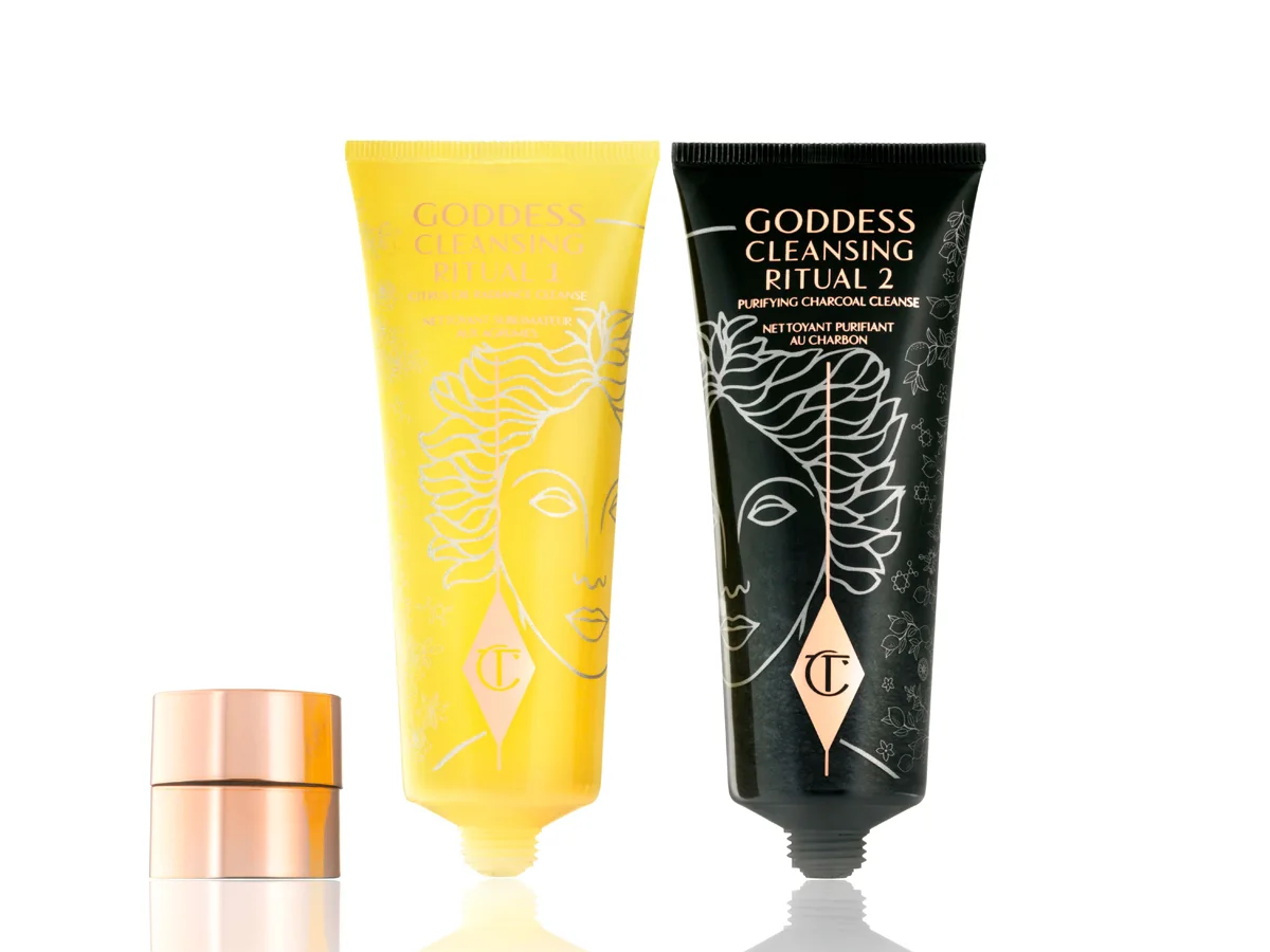 Goddess Cleansing Ritual is Charlotte's Double Cleanse method for looking fresh faced