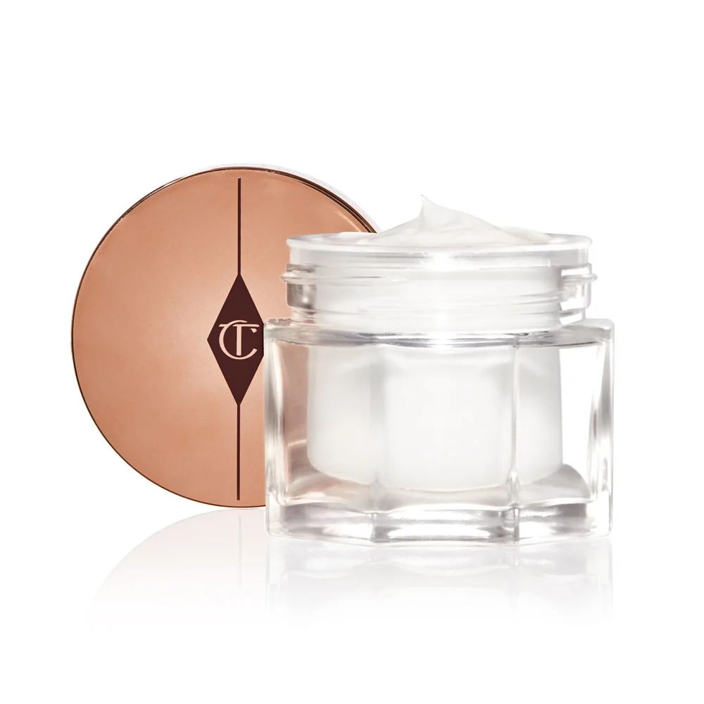 Charlotte's Magic Cream moisturiser 50ml packshot with lid off