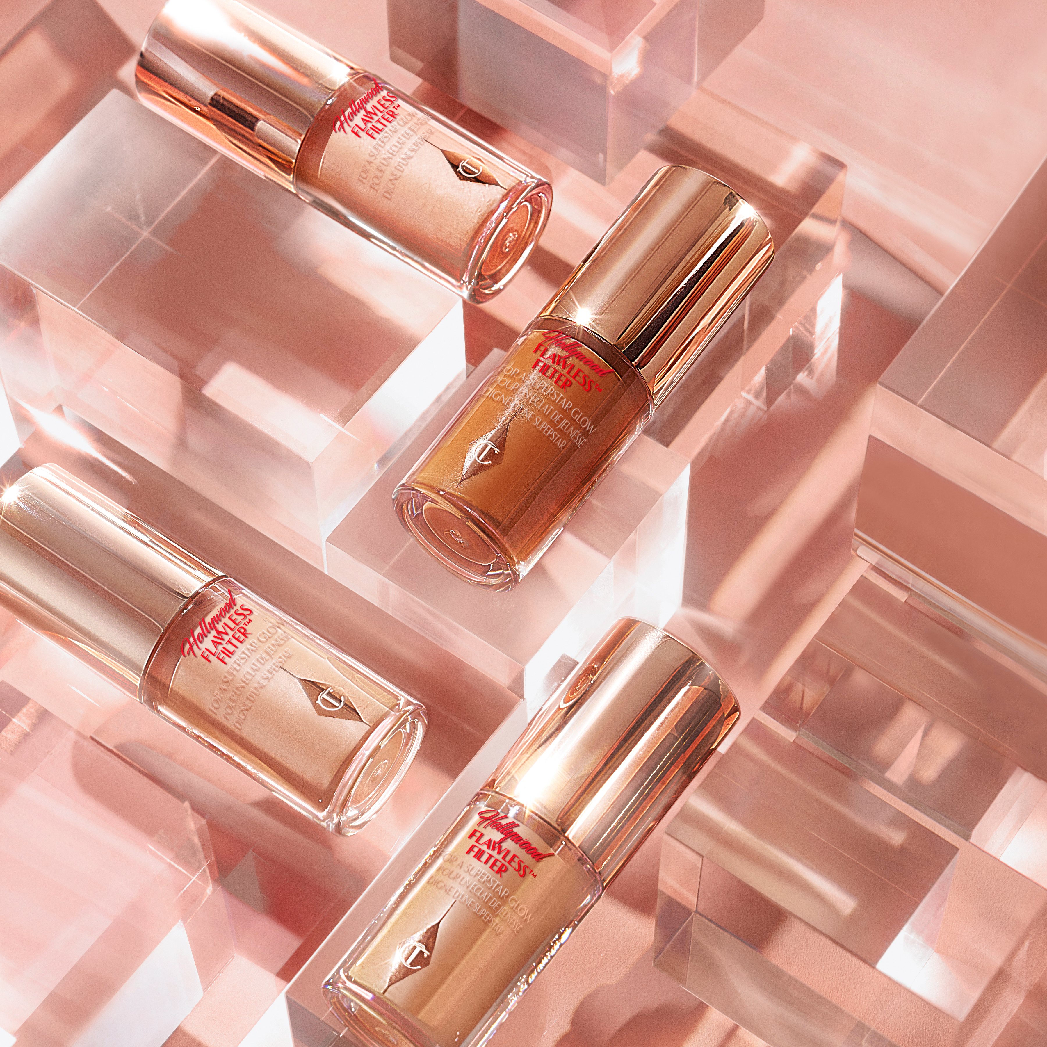 Disney 100  x Charlotte Tilbury limited-edition Charlotte's Magic Cream with Tinkerbell design on night sky backdrop