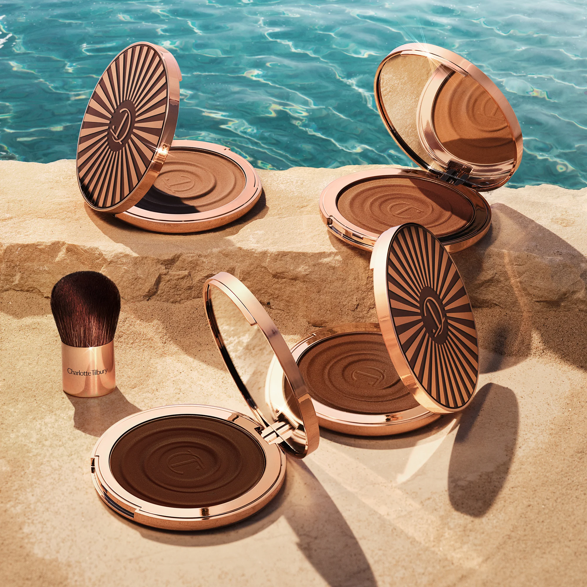 Beautiful Skin Sun-Kissed Glow Bronzer and Beautiful Skin Bronzing Brush
